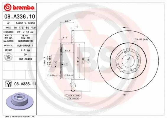 Brake Disc (08.A336.11)