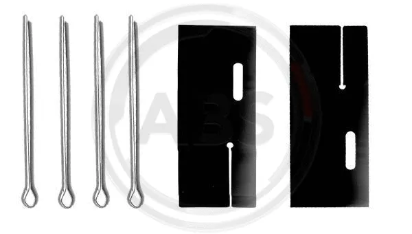 Accessory Kit, disc brake pad (0908Q)