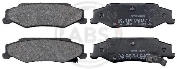 Brake Pad Set, disc brake (38732)