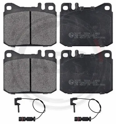 Brake Pad Set, disc brake (36105)