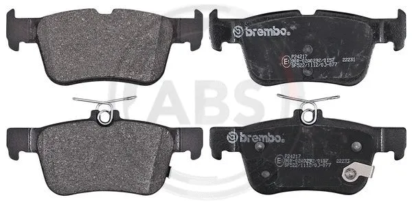 Brake Pad Set, disc brake (P24217)