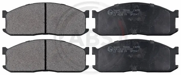 Brake Pad Set, disc brake (36642)