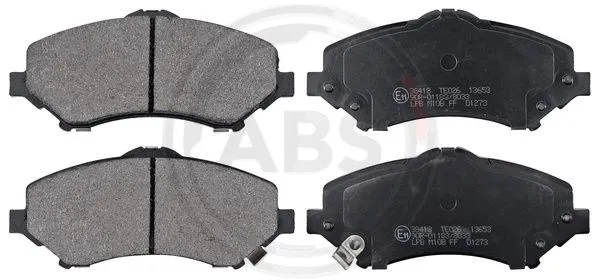 Brake Pad Set, disc brake (38418)