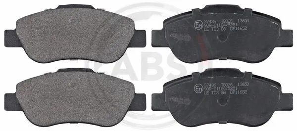 Brake Pad Set, disc brake (37439)