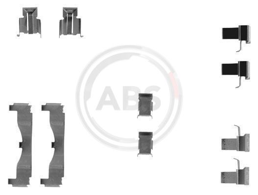 Accessory Kit, disc brake pad (1031Q)