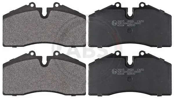 Brake Pad Set, disc brake (36815)