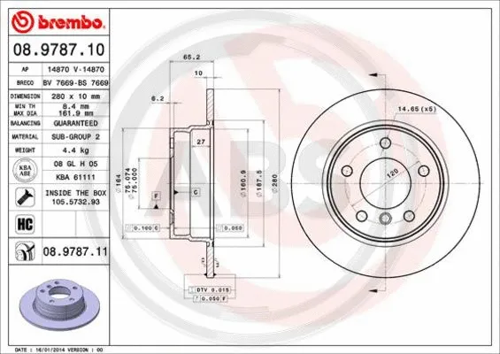 Brake Disc (08.9787.11)