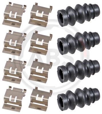 Accessory Kit, disc brake pad (0124Q)