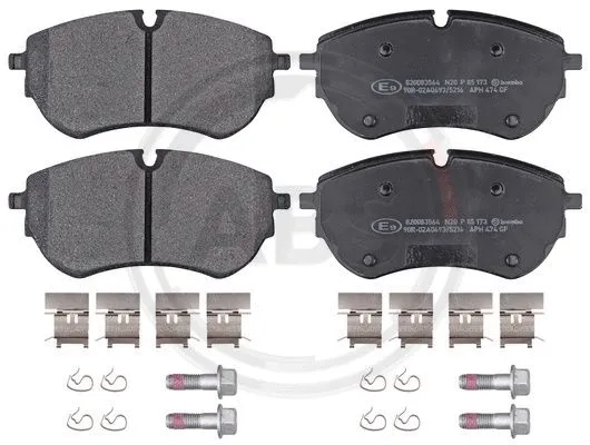 Brake Pad Set, disc brake (P85173)