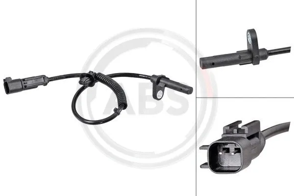 Sensor, wheel speed (31808)