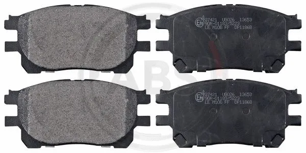 Brake Pad Set, disc brake (37421)
