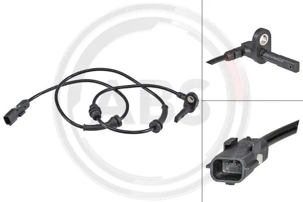 Sensor, wheel speed (30208)