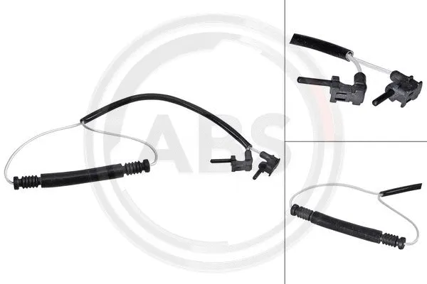 Warning Contact, brake pad wear (39628)