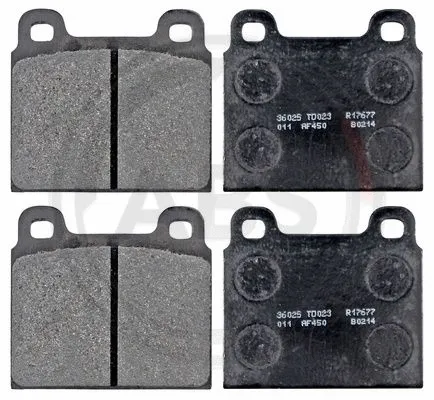 Brake Pad Set, disc brake (36025)