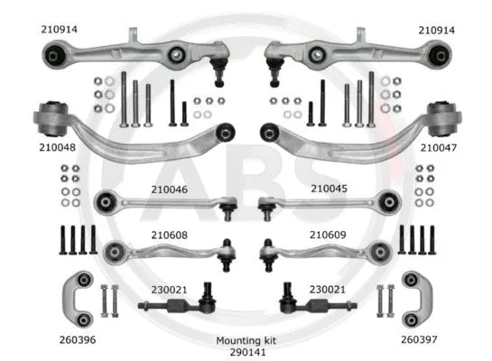 Repair Kit, control arm (219901)