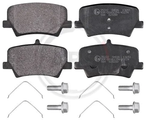 Brake Pad Set, disc brake (35222)