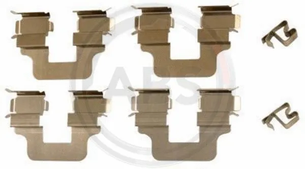 Accessory Kit, disc brake pad (1245Q)