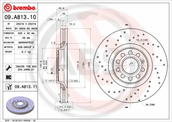 Brake Disc (09.A813.11)