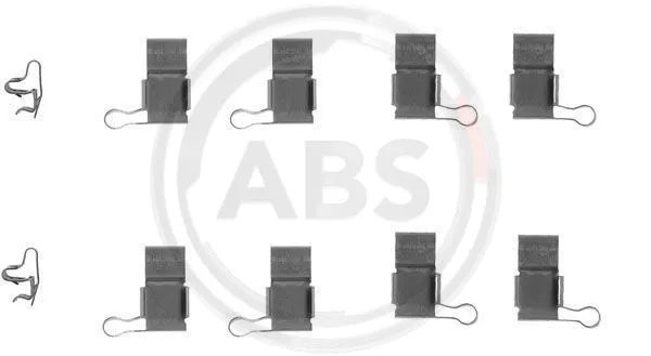 Accessory Kit, disc brake pad (1193Q)