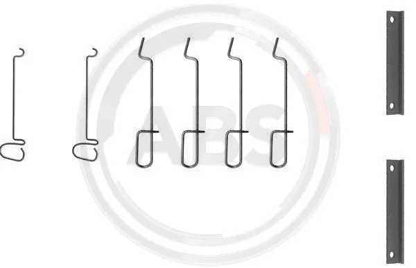 Accessory Kit, disc brake pad (1070Q)