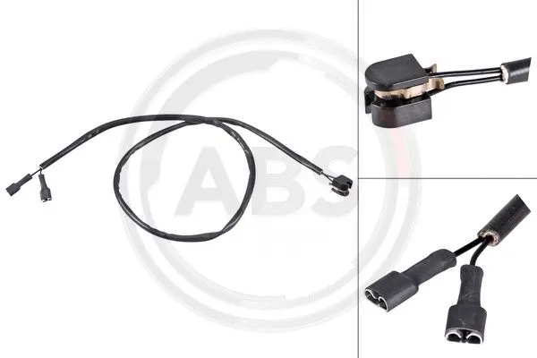 Warning Contact, brake pad wear (39548)