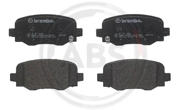 Brake Pad Set, disc brake (P37020)