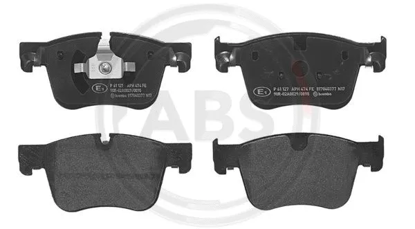 Brake Pad Set, disc brake (P61127)