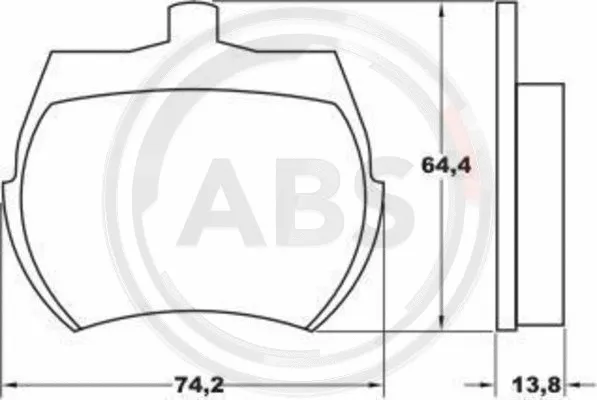 Brake Pad Set, disc brake (36011)