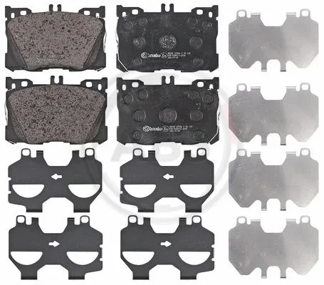 Brake Pad Set, disc brake (P50139)