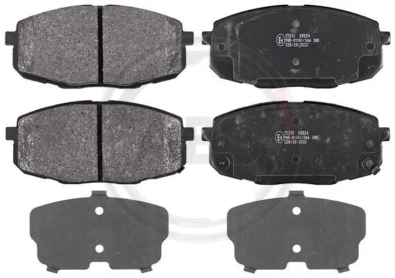 Brake Pad Set, disc brake (35310)