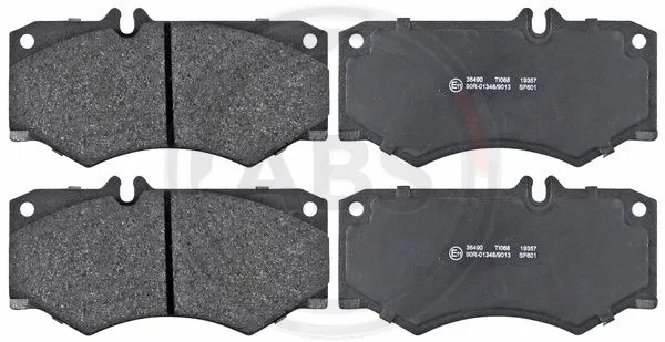 Brake Pad Set, disc brake (36490)