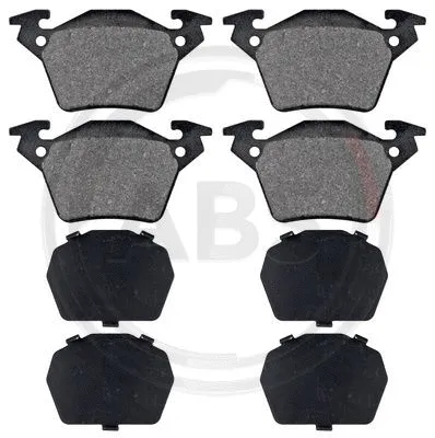 Brake Pad Set, disc brake (37104)