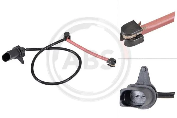 Warning Contact, brake pad wear (39910)
