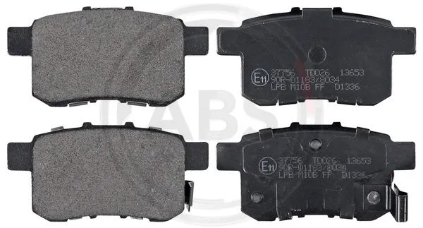 Brake Pad Set, disc brake (37756)