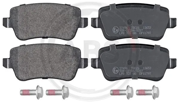Brake Pad Set, disc brake (37496)
