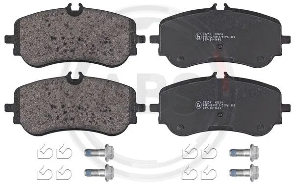 Brake Pad Set, disc brake (35259)