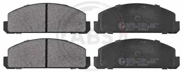 Brake Pad Set, disc brake (36120)