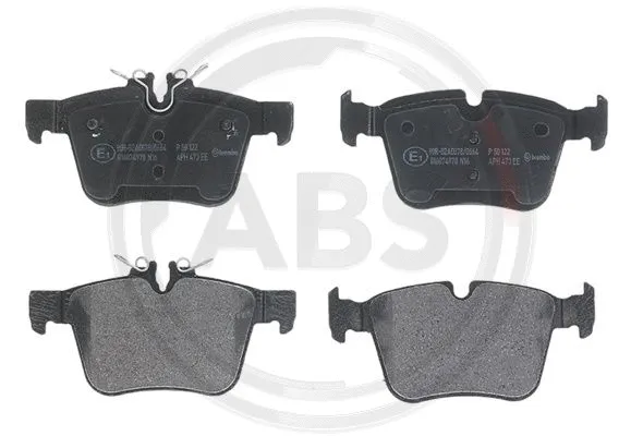 Brake Pad Set, disc brake (P50122)