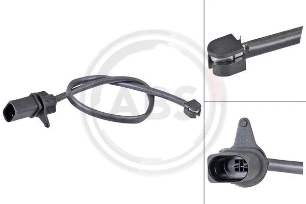 Warning Contact, brake pad wear (39967)