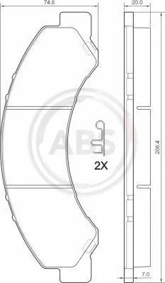 Brake Pad Set, disc brake (37713)