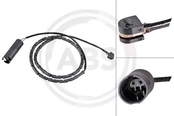 Warning Contact, brake pad wear (39593)