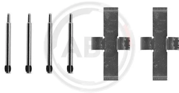 Accessory Kit, disc brake pad (0924Q)