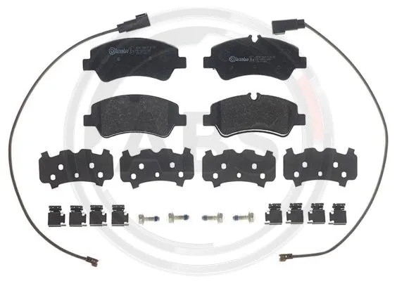 Brake Pad Set, disc brake (P24187)