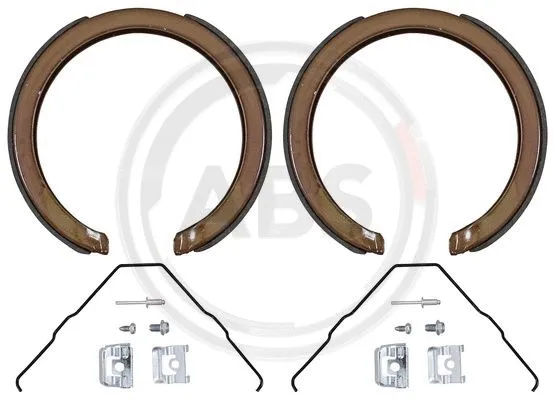 Brake Shoe Set, parking brake (9025)