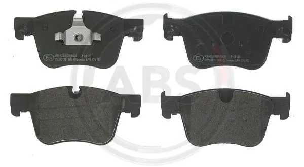 Brake Pad Set, disc brake (P61123)