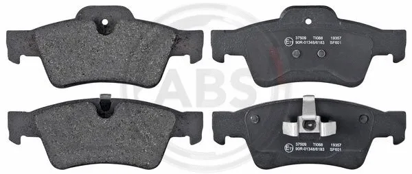 Brake Pad Set, disc brake (37509)