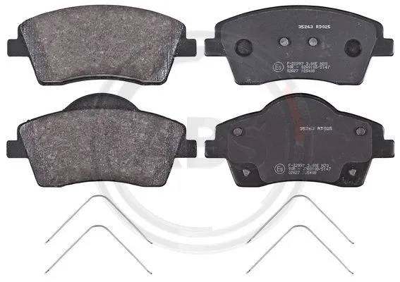 Brake Pad Set, disc brake (35263)