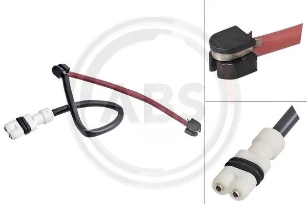 Warning Contact, brake pad wear (39536)