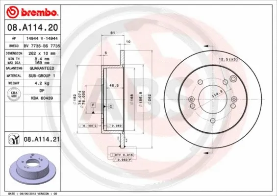 Brake Disc (08.A114.21)