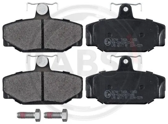 Brake Pad Set, disc brake (36744)